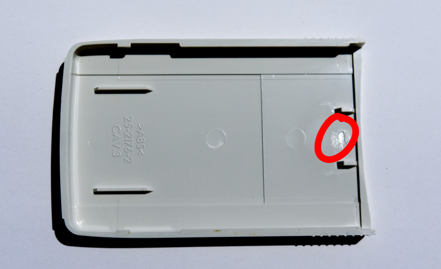 Cover from aircon remote front