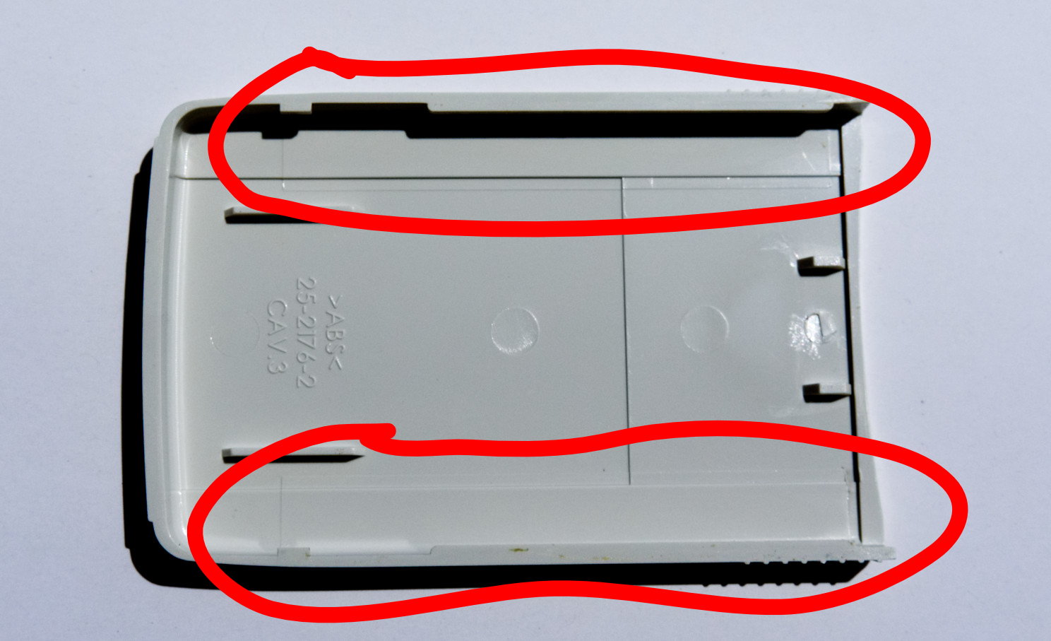 Cover from aircon remote front